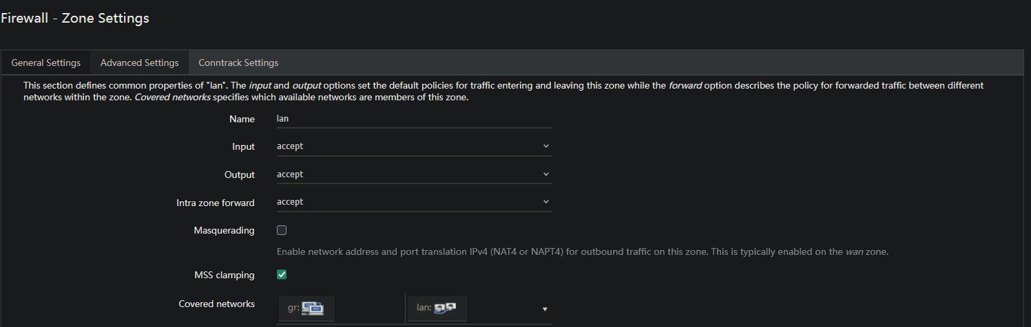 Activation du MSS clamping