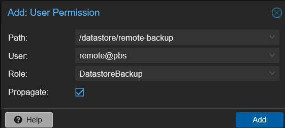 Création utilisateur et permissions